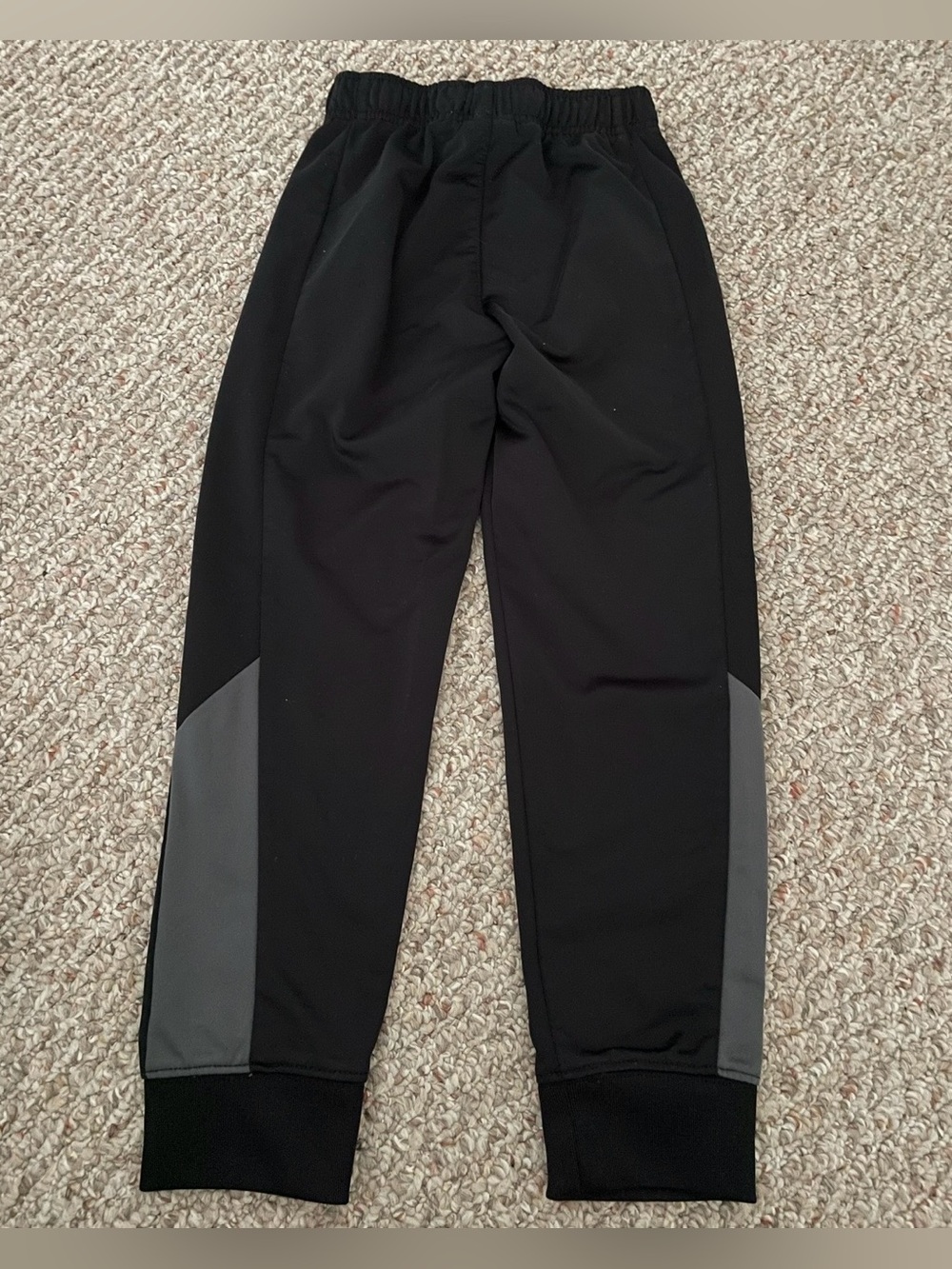 Nike Kids Black & Lime Green Swoosh Hoodie with Gray & Black Joggers - Picture 4 of 16